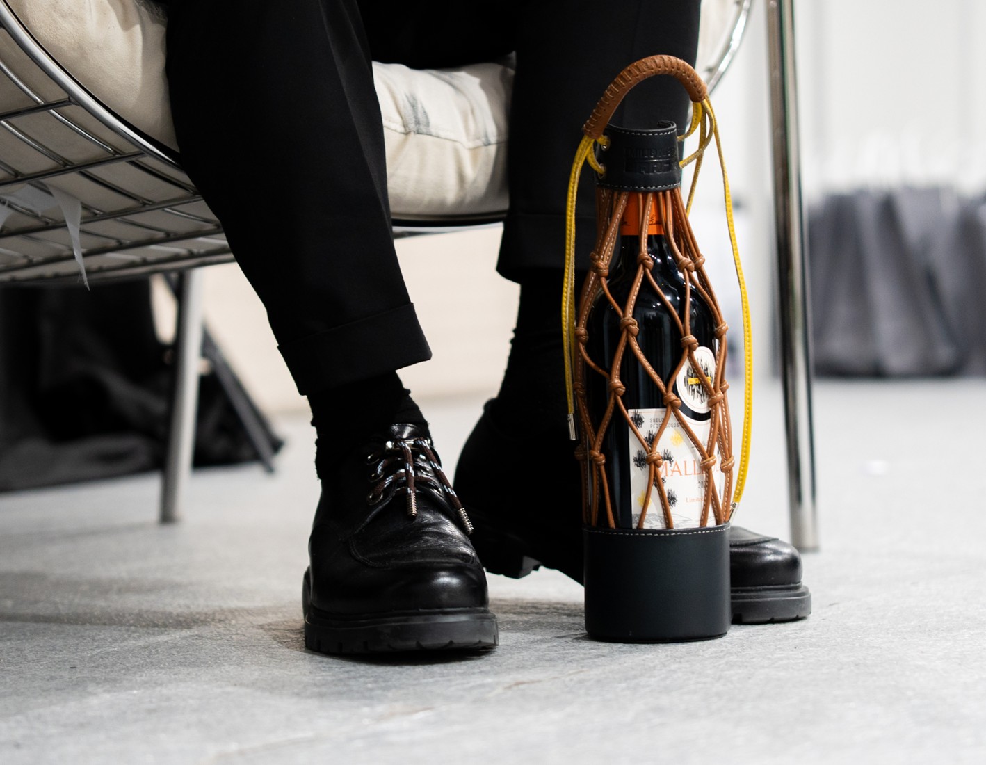 Malleolus de Bodegas Emilio Moro desfila junto a Pablo Erroz en Mercedes-Benz Fashion Week Madrid